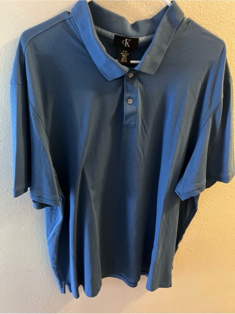 Calvin Klein Men's Slate Blue Polo